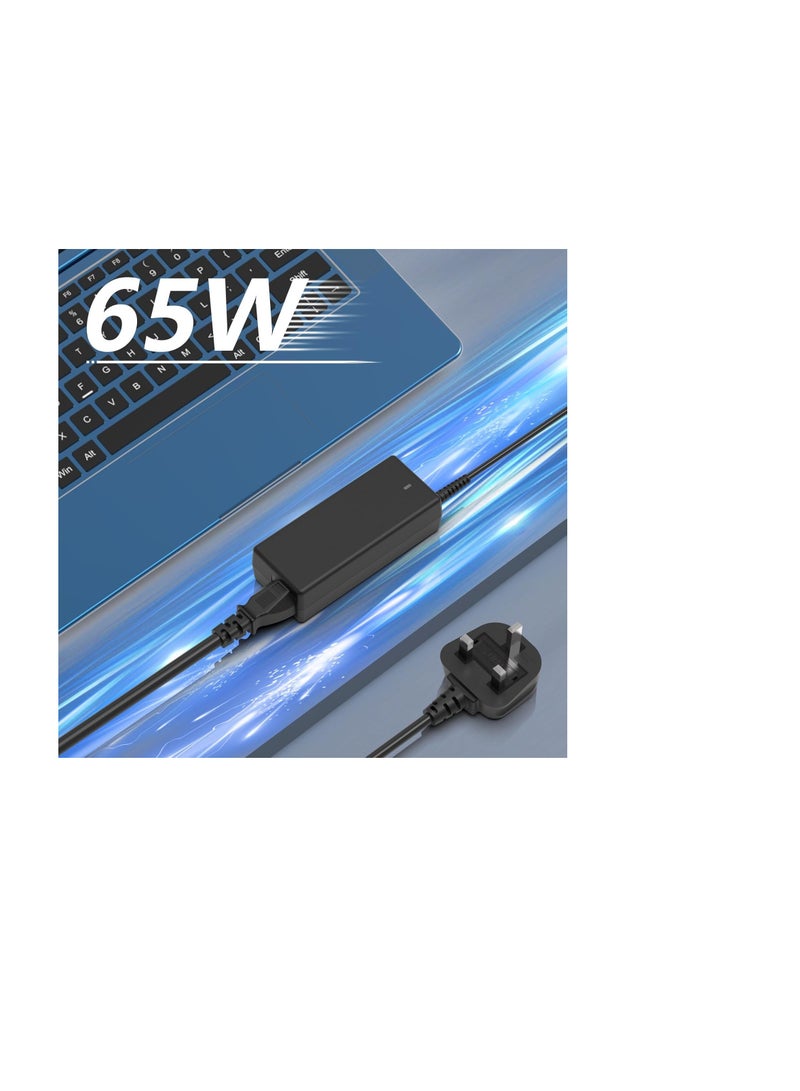 Terabyte محول شاحن لابتوب 65 واط 45 واط لجهاز ديل إنسبيرون 13 14 15 17 سلسلة 3000 5000 7000 لاتيتيود 3510 3410 3520 3420 فوسرو 5301 5390 19.5 فولت 3.34 أمبير مزود طاقة مع نصائح 4.5 * 3.0 مم و 7.4 * 5.0 مم - Image 3