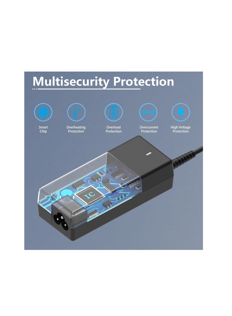 Terabyte محول شاحن لابتوب 65 واط 45 واط لجهاز ديل إنسبيرون 13 14 15 17 سلسلة 3000 5000 7000 لاتيتيود 3510 3410 3520 3420 فوسرو 5301 5390 19.5 فولت 3.34 أمبير مزود طاقة مع نصائح 4.5 * 3.0 مم و 7.4 * 5.0 مم - Image 4