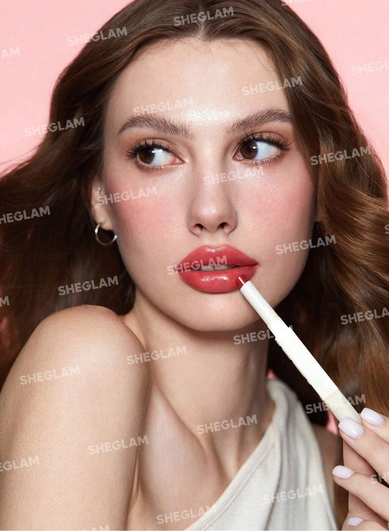 SHEGLAM Glam 101 Sheer Tinted Lipstick & Liner Duo-Cherry Glaze CherryGlaze - Image 3