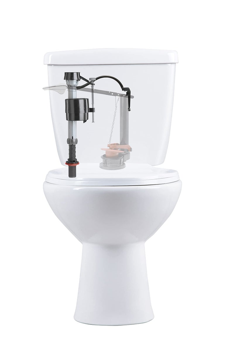 Fluidmaster K-400A-5004 Universal Toilet Fill Valve and 2 in. Toilet Flapper Repair Kit - Image 2