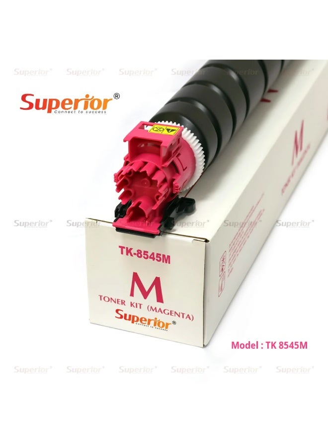 SOS Superior Superior TK-8545 M Magenta High Yield Compatible Toner Cartridge for Kyocera TASKalfa 4054ci / 5550ci - Image 2