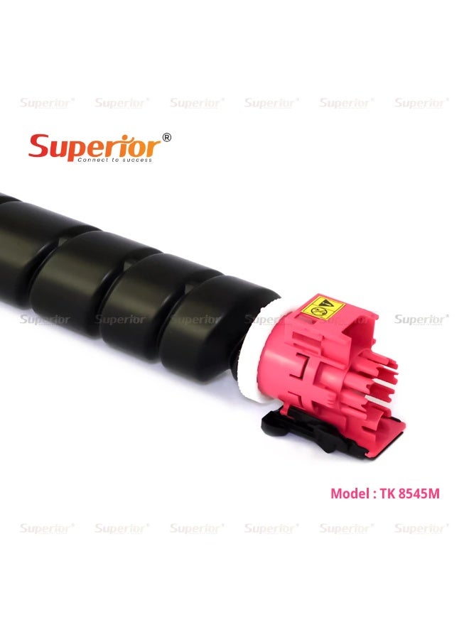 SOS Superior Superior TK-8545 M Magenta High Yield Compatible Toner Cartridge for Kyocera TASKalfa 4054ci / 5550ci - Image 3