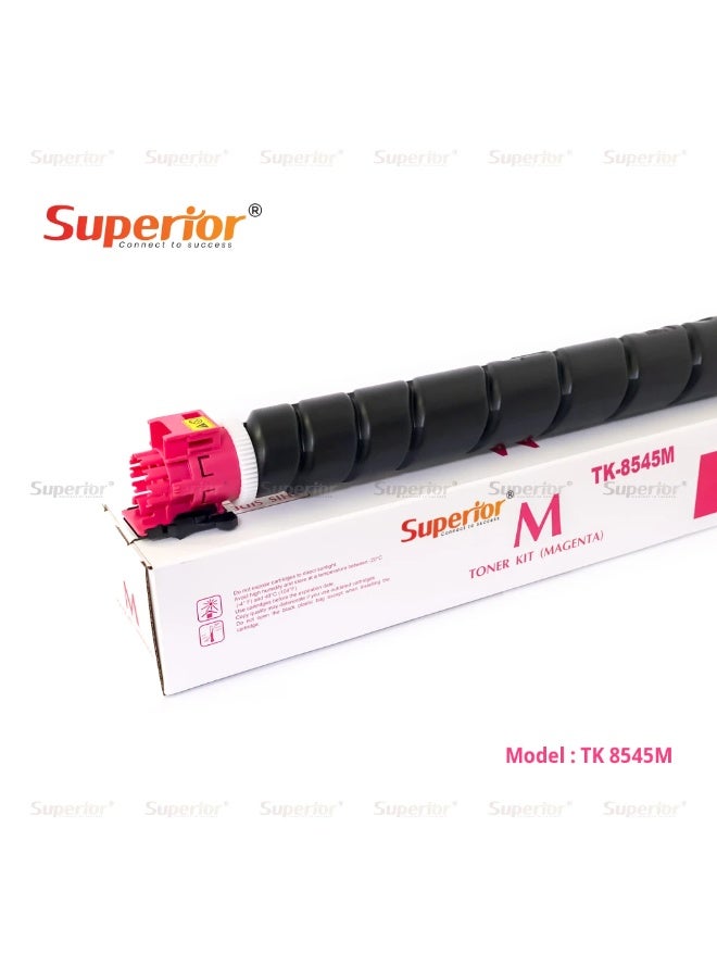 SOS Superior Superior TK-8545 M Magenta High Yield Compatible Toner Cartridge for Kyocera TASKalfa 4054ci / 5550ci - Image 1