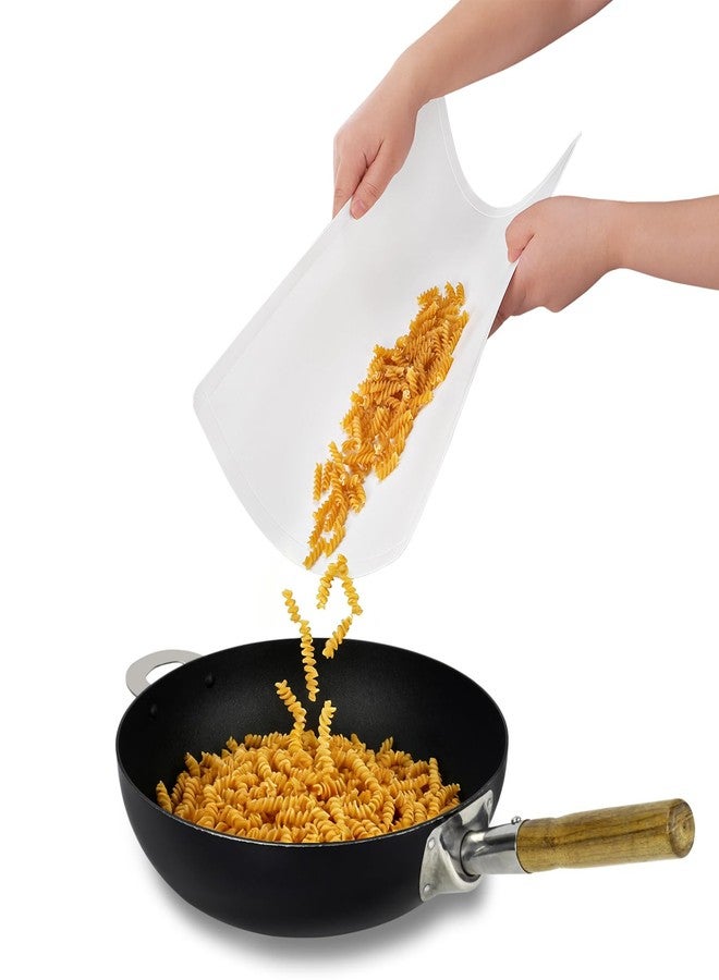 Fasmov 50 Count Disposable Cutting Boards, 17x12 Inch Flexible Plastic Cutting Mats with Built-in Crease, Collapsible Cutting Board Sheets Chopping Boards for Kitchen Home & Commercial Use, White - Image 4