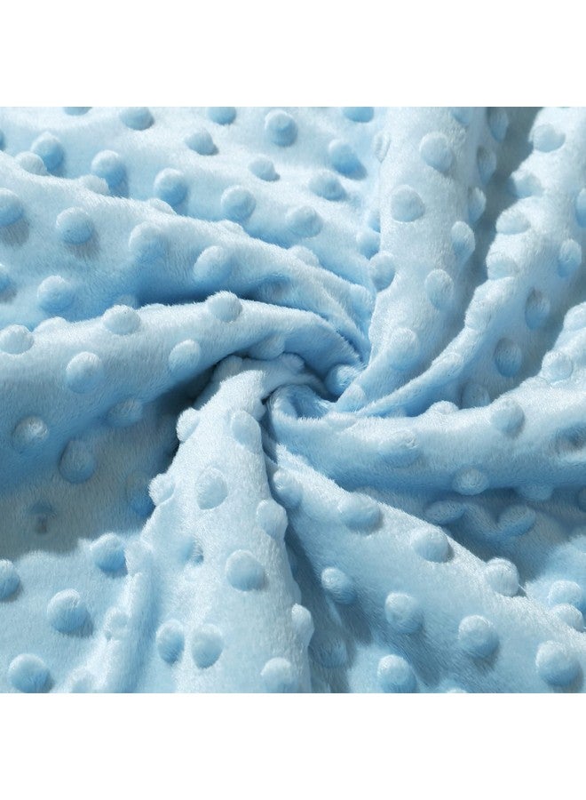 CREVENT Cozy Soft Warm Sherpa Baby Blanket For Infant Toddler'S Crib Cot Stroller Gifts For Baby Boys All Season Use (30"X40" Blue Dot) - Image 5