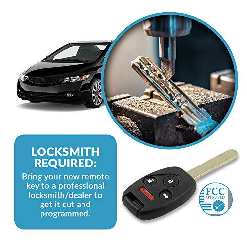 Keyless2Go Replacement for Keyless Entry Car Key Vehicles That Use 4 Button N5F-S0084A - Image 5