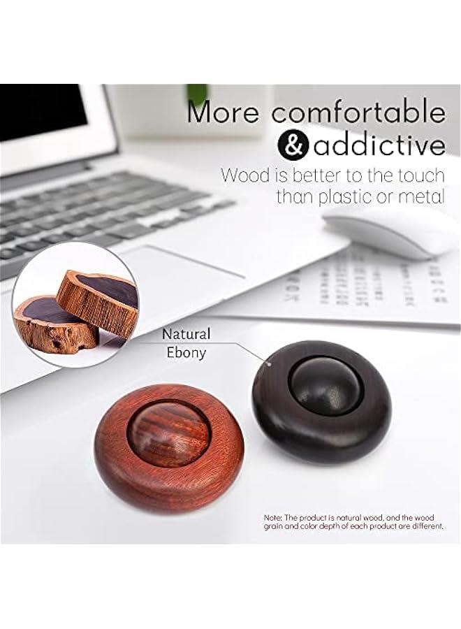 Fidget Toys for Adults, Wooden Stress Relief Toy, EDC ADHD Tools for Adults, Portable Fidget Toys Adults Fidgets for Anxiety and Stress Balls, Quiet Fidget Cube Desk Toys for Office  - Image 4