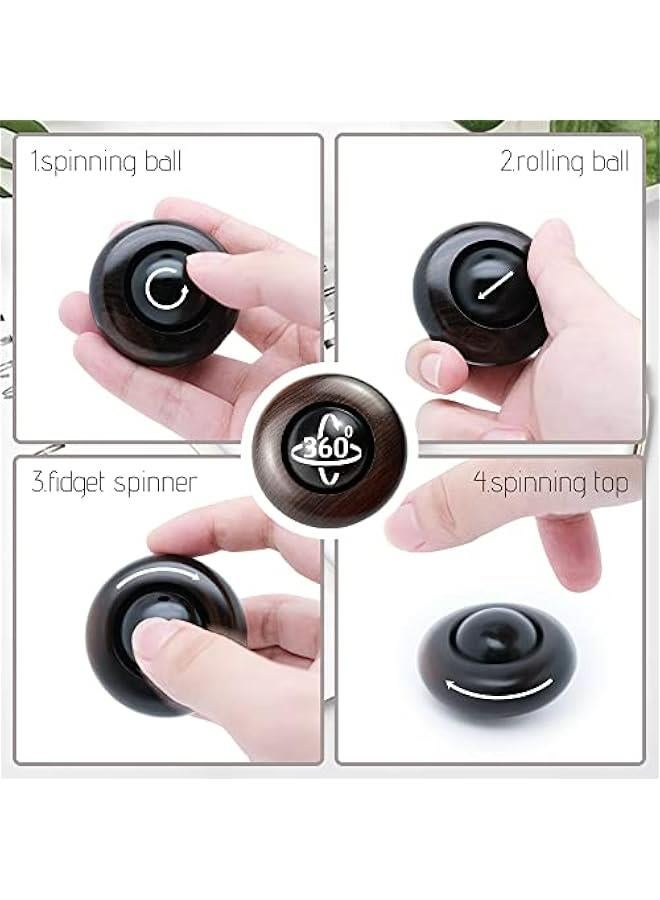 Fidget Toys for Adults, Wooden Stress Relief Toy, EDC ADHD Tools for Adults, Portable Fidget Toys Adults Fidgets for Anxiety and Stress Balls, Quiet Fidget Cube Desk Toys for Office  - Image 5