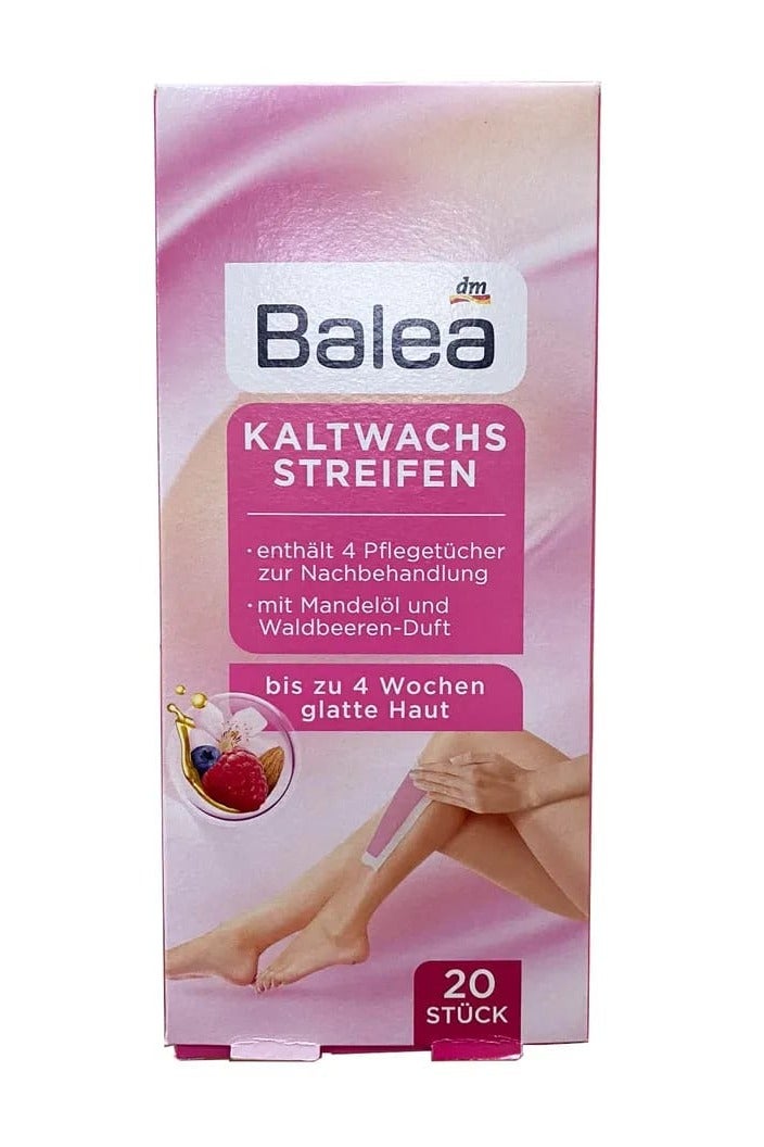 balea Cold Wax 20 Strips Fruity Scent