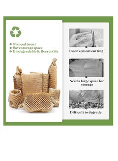 Excefore Honeycomb Packaging Paper Wrap Roll 15" x 131", Cushion Wrap Roll Eco Friendly Moving Packaging,Protective Kraft Shipping Wrapping Suppliers Boxes Filler Brown for Shipping/ Moving Fragile  - Image 5
