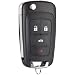 Aniterbo Key Fob Keyless Entry Remote Compatible with Chevy CruzeCamaroImpalaEquinoxGMC TerrainBuick LacrosseRegalVeranoEncore 20102019 Car Key Replacement for OHT01060512 1Pack 4 Buttons - Image 2