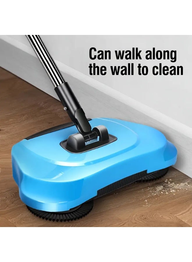 Bukela Push Brooms, 3-in-1 Multifunctional Hand Push Sweeper Set, Cleaning Power for Home, Dry and Wet Dual Use to Remove Trash, Hair, and Dust,Ideal for Hardwood and Ceramic Tile Floors - Image 2