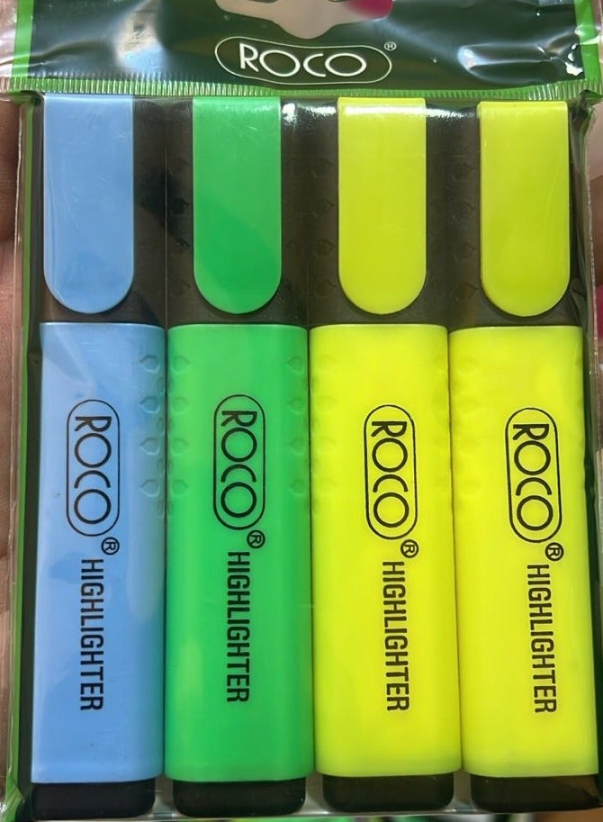 ROCO Highlighters 4 pcs - Image 1