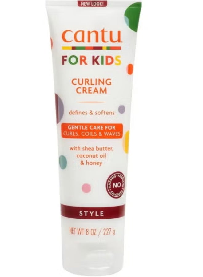 Cantu Care for Kids Hair Smoothing and Strengthening Cream with a blend of shea butter and coconut oil, 227g - Image 1