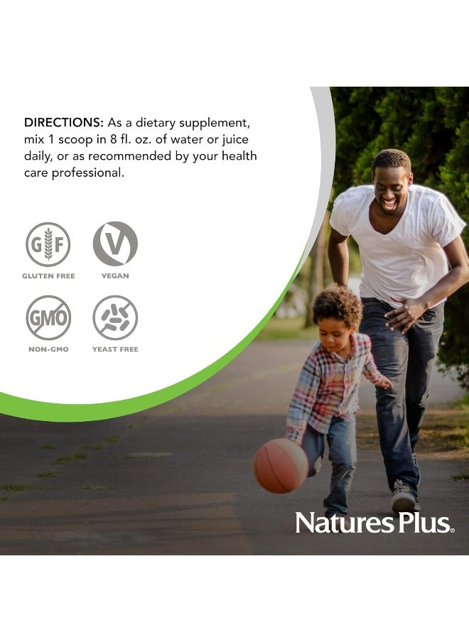 Nature's Plus - Kalm Assure Magnesium Powder 420 Mg From Magnesium Citrate Supports Gluten-Free 360 Grams - Image 1