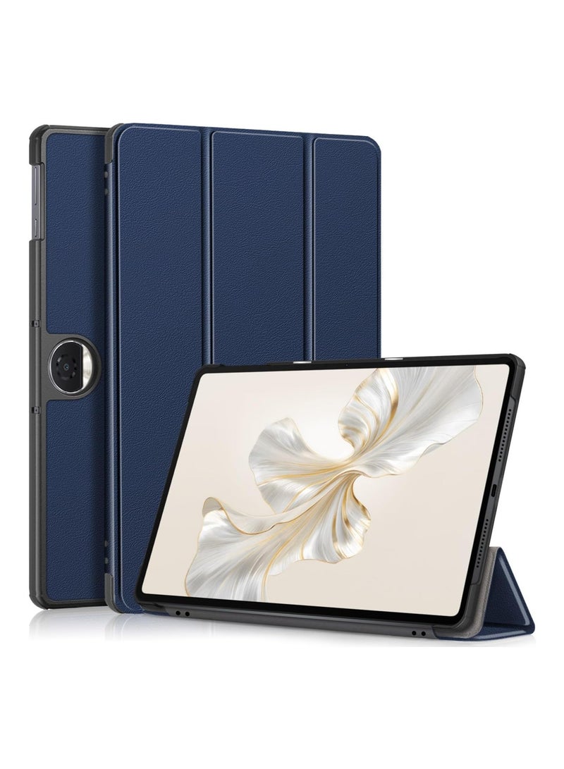 general Compatible with Honor Pad 9 12.1inch 2024 Tri-Folding Stand Magnetic Smart Folio Cover for Honor Pad 9 Leather Case