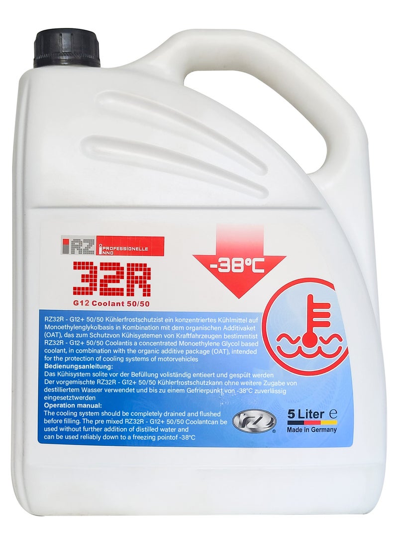 ار زد رزويل RZ32R مياه ردياتير احمر G12+ 50/50 5L