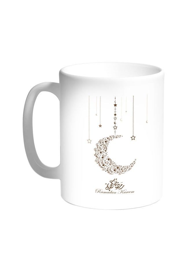 RKN Ramadan Kareem Printed Coffee Mug White - Image 1