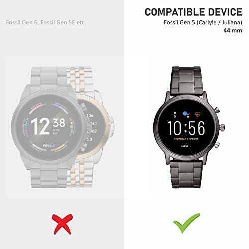 OpenTech® Military-Grade Tempered Glass for Fossil Gen 5 Carlyle/Julianna Gen 5 (Pack of 2) with Easy Installation kit - Image 2