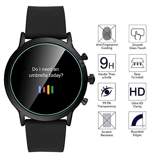 OpenTech® Military-Grade Tempered Glass for Fossil Gen 5 Carlyle/Julianna Gen 5 (Pack of 2) with Easy Installation kit - Image 3