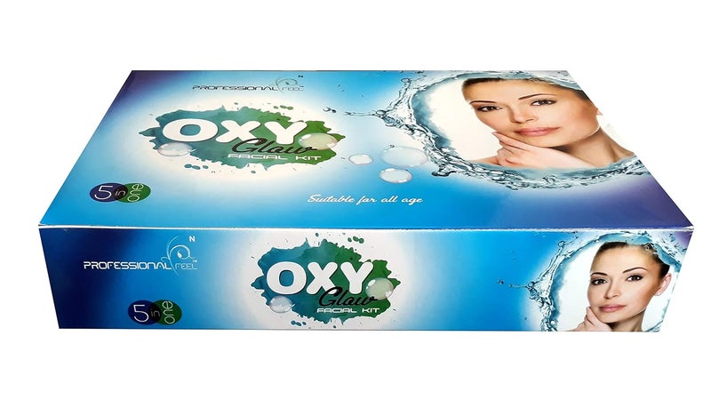professional feel Oxy Glow facial kit for women men all type skin solution set of 5 500 gm - Image 5