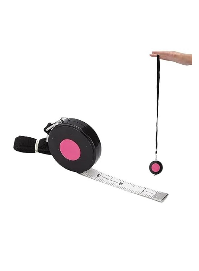 1.5M Retractable Tape Measure with Hanging Clip, Practical and Lightweight for Easy Carrying and Use in Home and Professional Measurement - Image 2