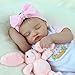 KSBD Realistic Reborn Baby Girl 20 inch Full Vinyl Lifelike Newborn Baby Dolls Realistic Real Life Baby Dolls Gift Set for Kids Age 3 - Image 3