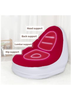 XiuWoo 2 Pack Foldable Portable Inflatable Bean Bag Chair, Lazy Sofa, Inflatable Couch, Inflatable Sofa, Inflatable Seat, Air Furniture Set with Footrest, Air Pump for Indoor, outdoor  - Image 3