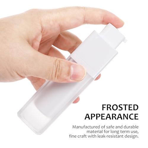 minkissy 3pcs Empty Airless Lotion Cream Pump Plastic Container Cosmetic Bottle Dispenser Travel Refillable Containers 30ml For Cosmetic Makeup Cream Lotion Travel Toiletries - Image 5