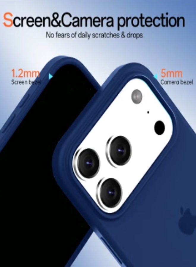 Silicone Case Cover iPhone 17 Pro Blue - Image 2