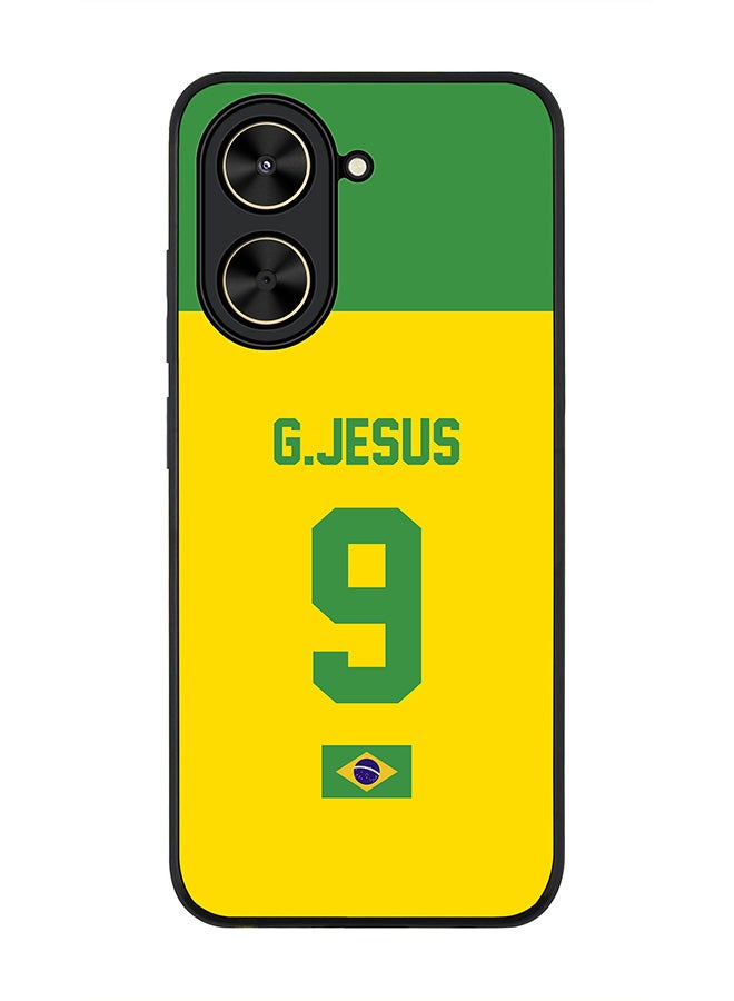 Stylizedd For Xiaomi Poco C71 / Redmi A5 4G Case,Slim fit Camera Protection, Shockproof Thin Phone cover  - Football - Brazil,  G.Jesus