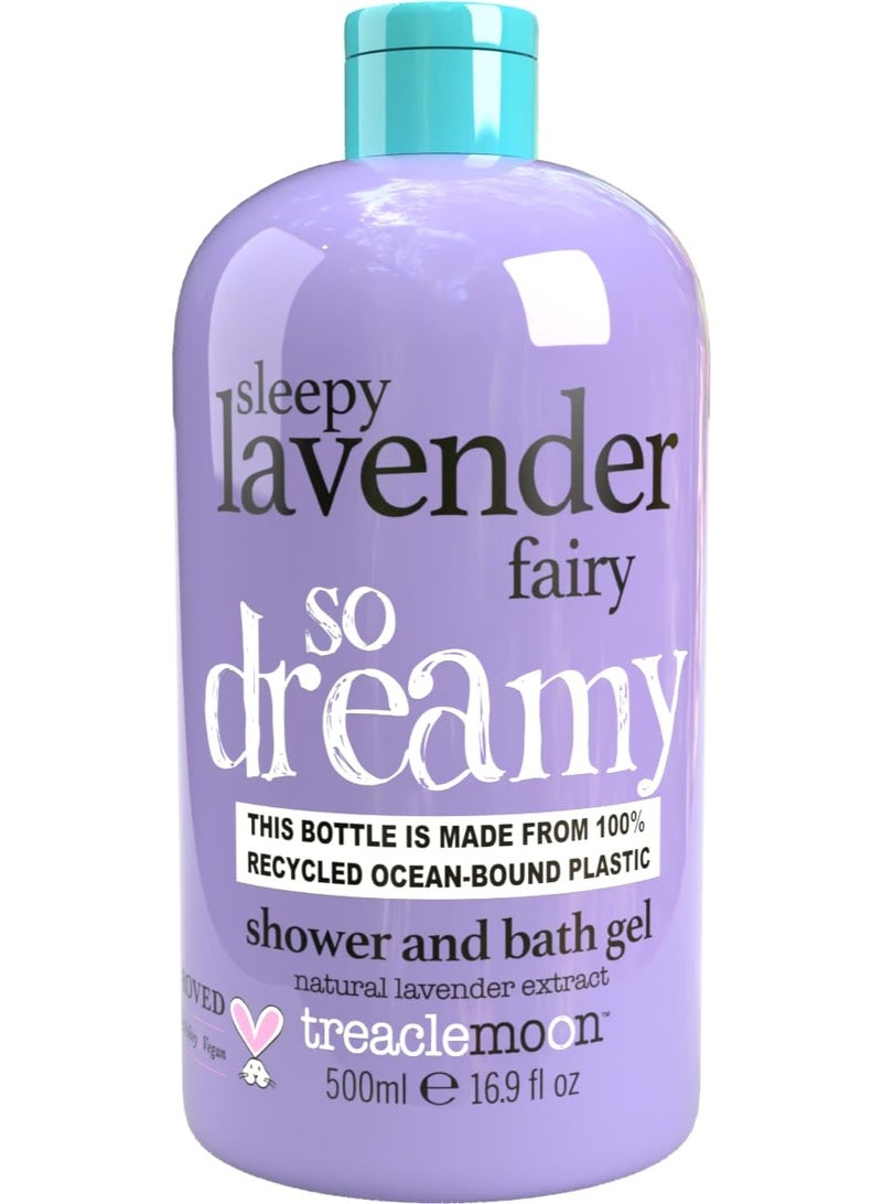 Treaclemoon Sleepy Lavender Fairy Shower & Bath Gel 500ml with Natural Lavender Extract | Paraben Free & Vegan Friendly Body Wash Gel | Treaclemoon Body Wash Gel - Image 2