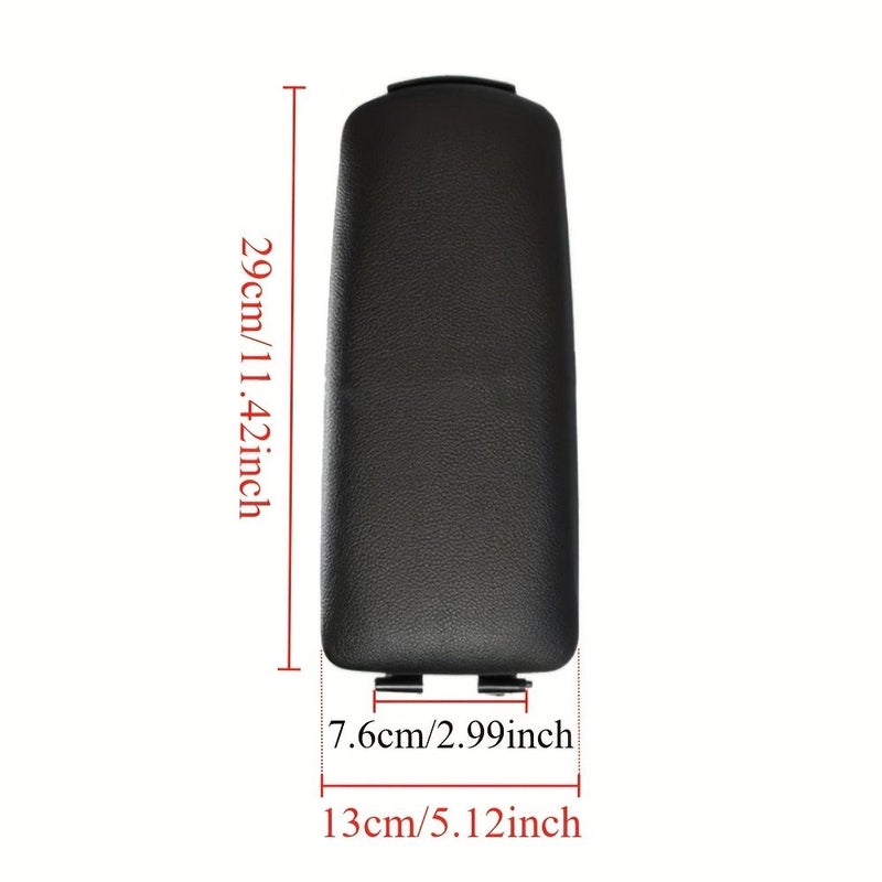 Black Armrest Cover Upper Lid for Audi A4 B6 B7 2001 2008 - Image 2