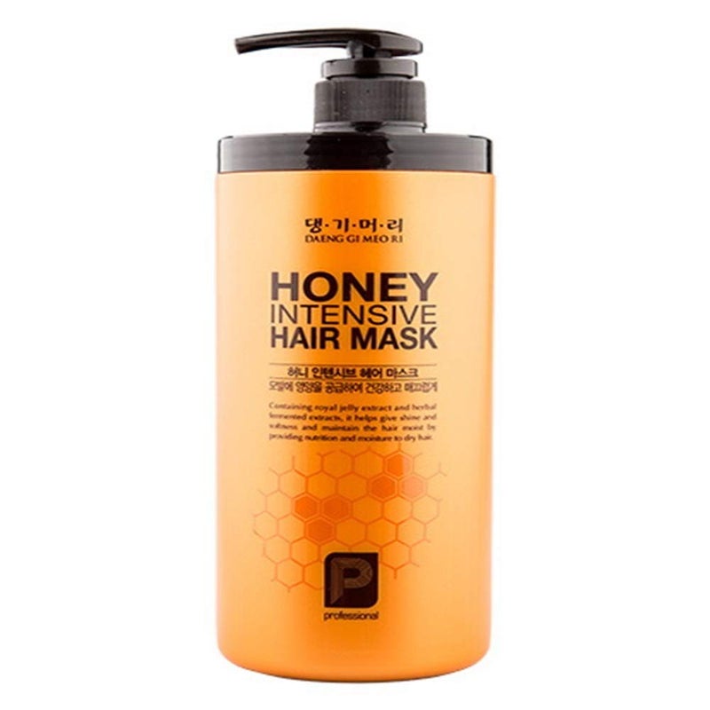 Daeng Gi Meo Ri- Honey Intensive Hair Mask, Containing Royal Jelly and Herbal Fermented Extracts, Providing Nutrition and Moisture to Dry and Damaged Hair, 1000ml, Packaging may vary - Image 1