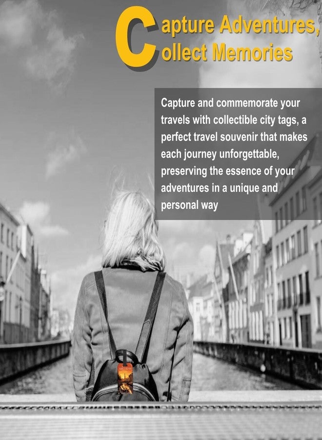 tag8 [Pack 2] tag8 Amsterdam Smart Bag Luggage tag |Trendy Luggage tag ID Identification Fashionable Digital Name tag | Airline Compliant, SITA World Tracer Code Enabled | Travel Gift idea, Collectible - Image 3