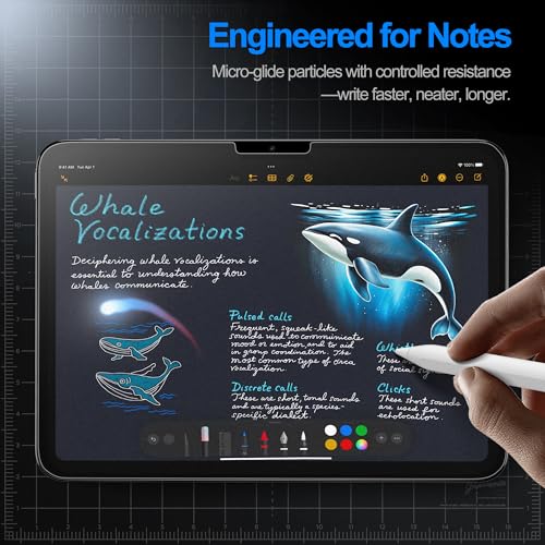 EZ-GLAZ-2 Pack Paper-Feel Screen Protector for iPad Pro 13 Inch M5/M4 (2025/2024) – Apple Pencil Compatible, 9H+ Tempered Glass, Matte Film, Anti-Scratch, Bubble Free, with Installation Box - Image 5