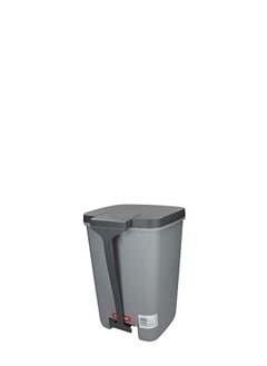 Curver Essentials Small Garbage Bin Cover With Pedal 20L Gray Color.  - Image 5