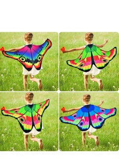 Excefore 8 Pieces Kids Butterfly Costume, Lovely Butterfly Wings Masquerade Masks, Suitable for Birthday Party Favors Gifts  - Image 5