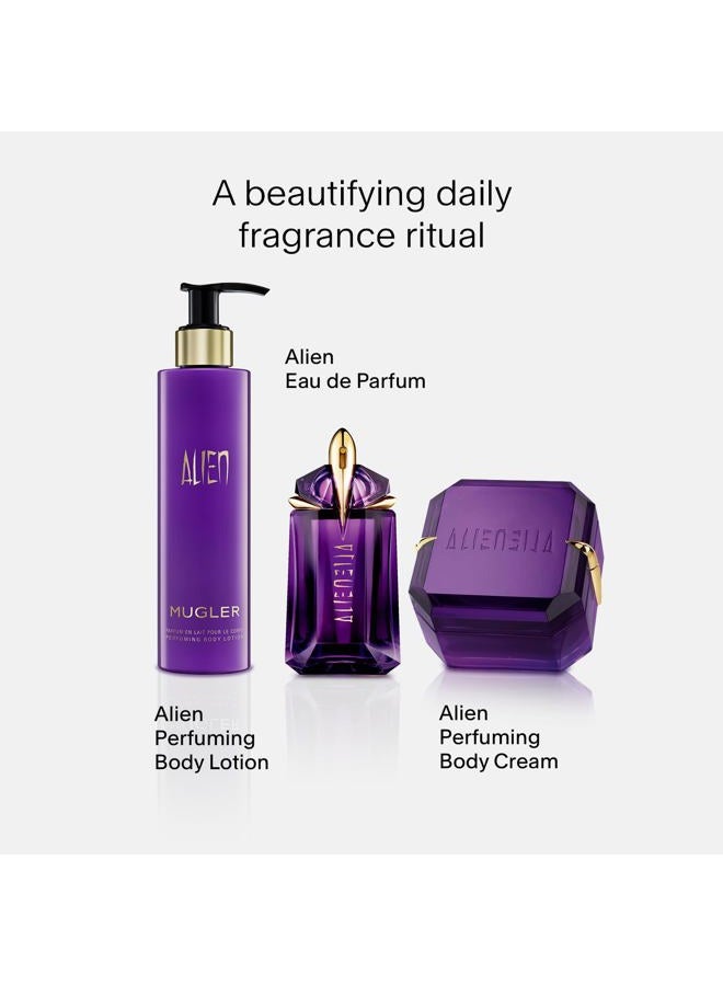 Mugler Alien Body Lotion - Floral & Woody - Womens Scented Lotion - With Jasmine, Wood, and Amber - 6.7 Fl Oz - Image 5