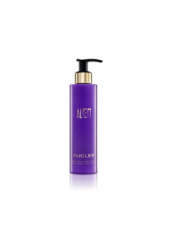 Mugler Alien Body Lotion - Floral & Woody - Womens Scented Lotion - With Jasmine, Wood, and Amber - 6.7 Fl Oz - Image 1