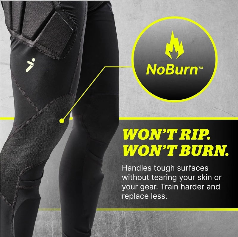 Storelli BodyShield Goalkeeper Leggings, Impact Protection & Turf Burn Resistance – SABR-Tex & NoBurn UHMWPE Knee Fabric - Image 2