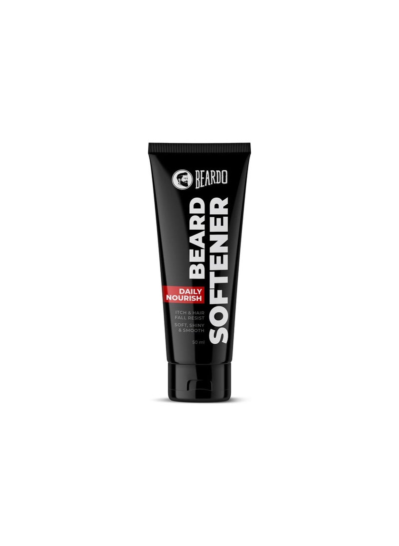 BEARDO - Beardo Beard Softner cream for men | Frizz-free, Nourished Beard | Detangled, Shiny Beard | Vitamin E, Argan Oil 50g - Image 1