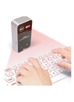 Generic Laser Keyboard - Virtual Wireless Bluetooth Projection Keyboard for Smartphones, PCs, Tablets, and Laptops ,Portable and Compact Design with Adjustable Brightness  - Image 1