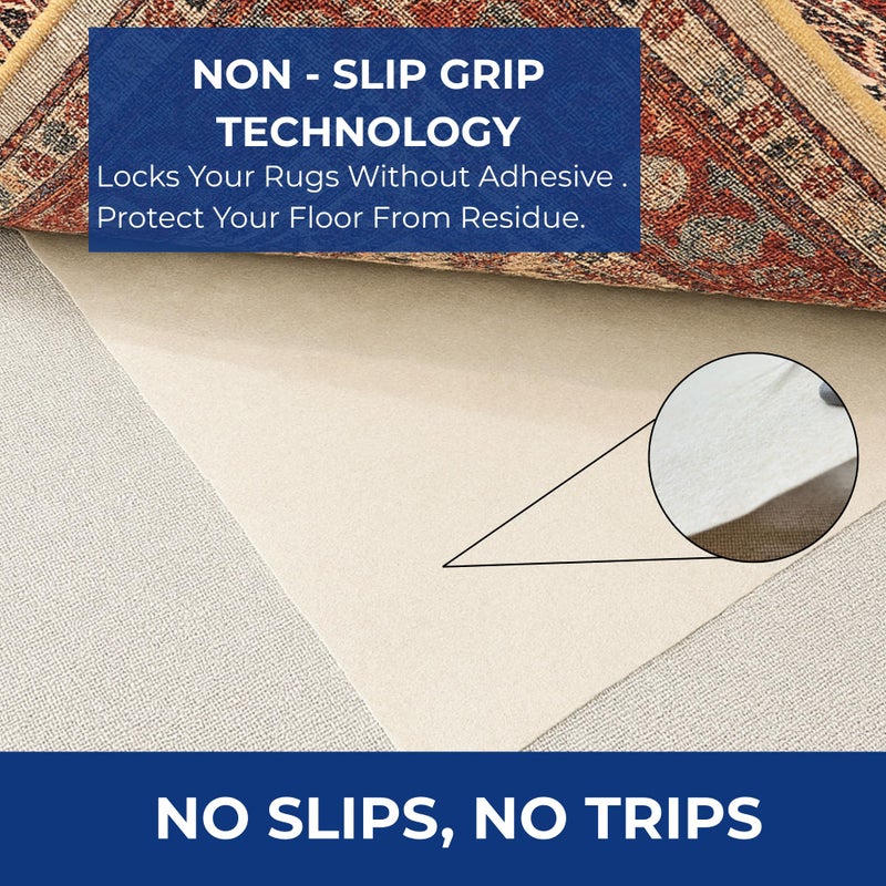 Rugstore-Outlet RUG TO CARPET GRIPPER Anti-Slip Rug Runner ANTI CREEP Underlay (150 x 220 cm) - Image 4