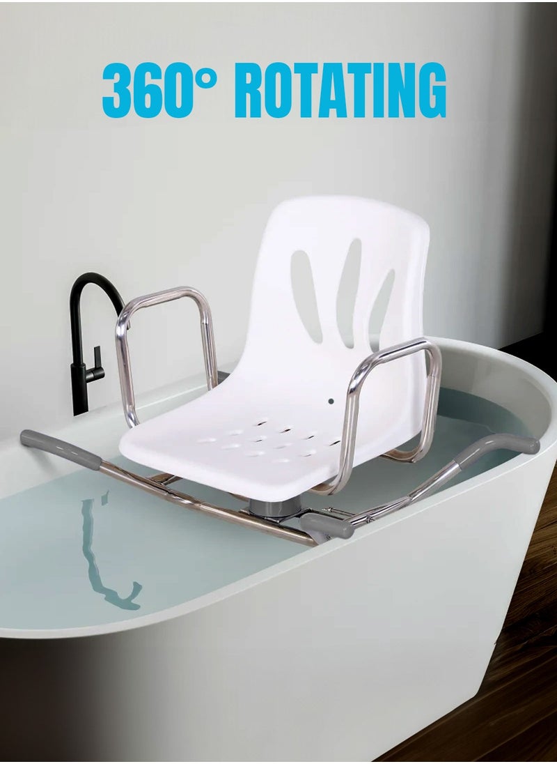 Top Medi Adjustable 360° Swivel (Twisting/Rotating) Bathtub Seat/Chair  - Image 2