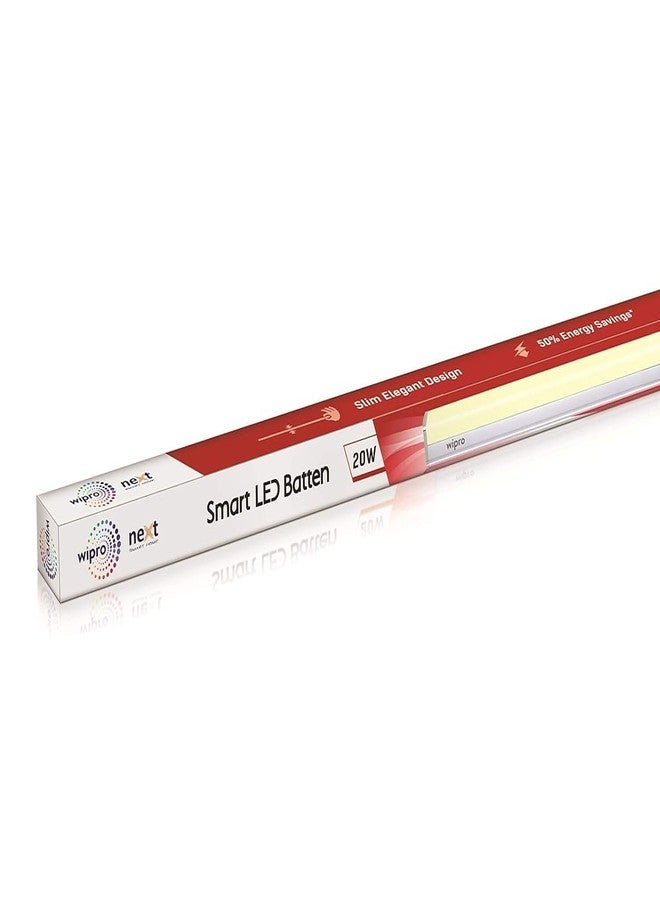wipro Next Smart Wi-Fi 20W CCT LED Batten | White Tunable | Dimmable | Scheduling | Scene Creation | Smart Grouping of Lights | Control from Anywhere |Amazon Alexa & Google Asst Compatible |Pack of 3 - Image 2