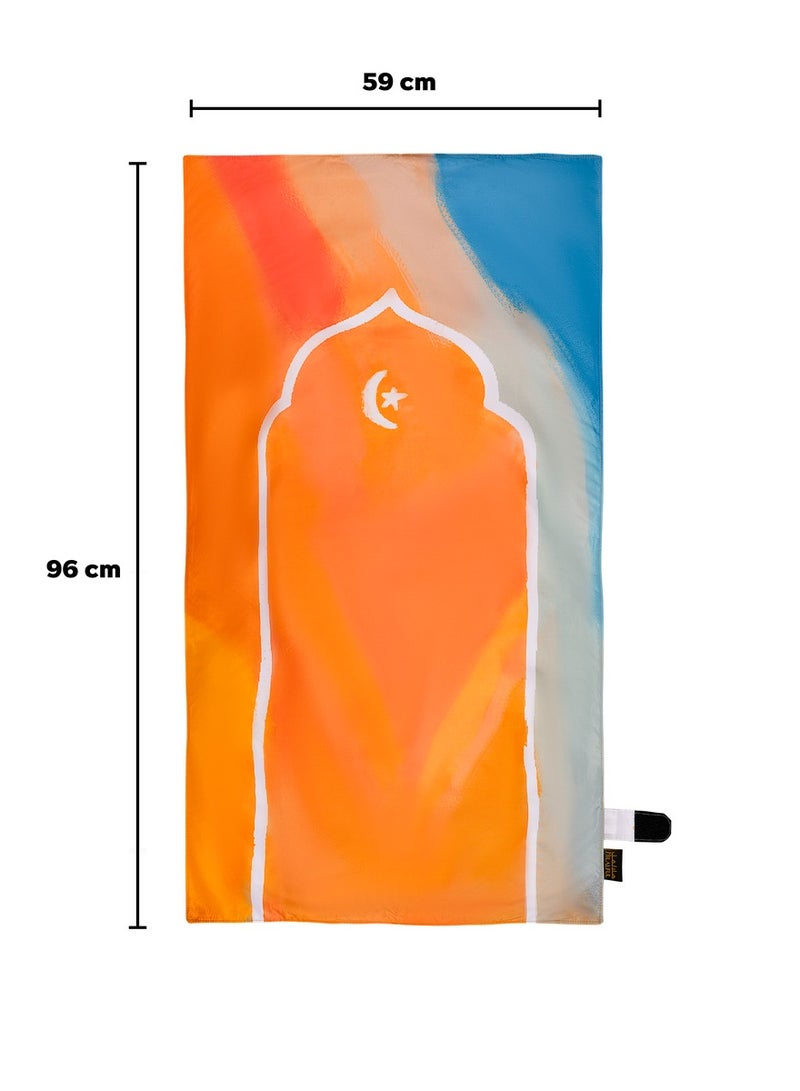 هلالفل سجادة صلاة هلال فول ديكلوتش مي آند براي - شعور الصيف | سجادة صلاة للسفر، خفيفة الوزن، محمولة، ومقاومة للماء | سجادة صلاة إسلامية، هدية مثالية للعيد ورمضان، صغيرة الحجم وخفيفة الوزن - Image 4