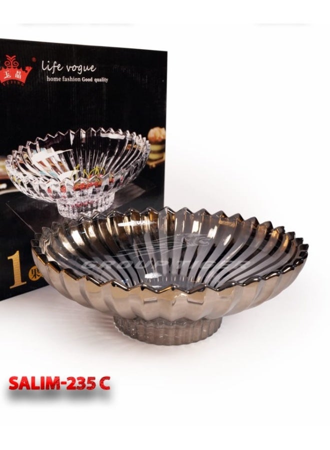 Imported glass fruit plate