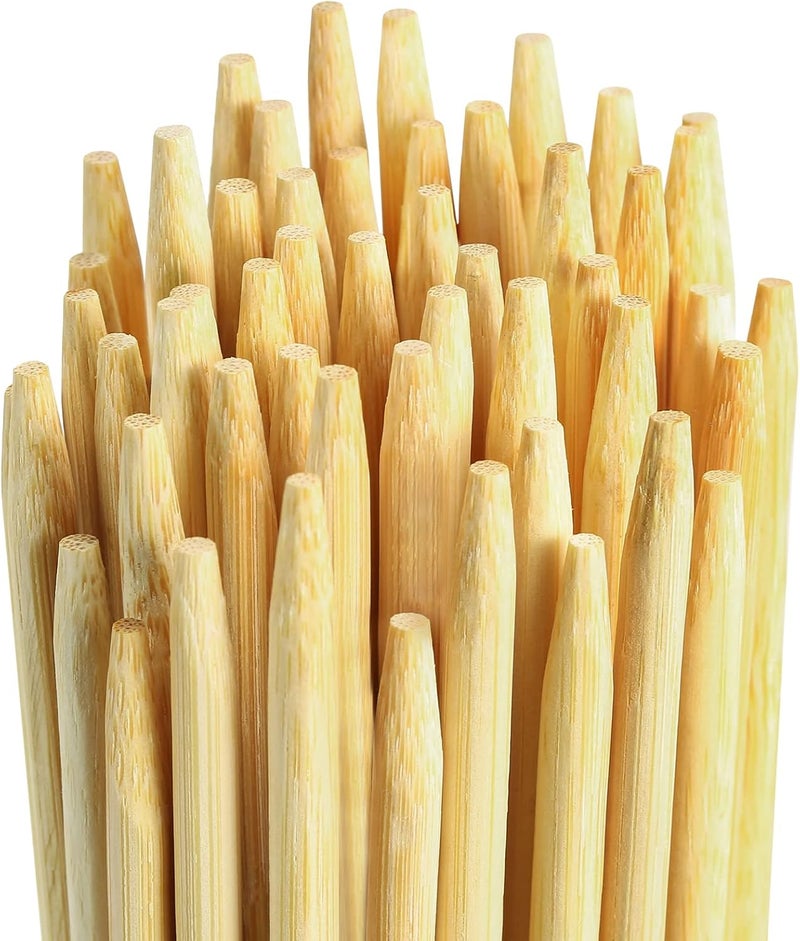WixiTool Smores Sticks 36" Long 5 mm Thick, 120 PCS Marshmallow Roasting Smore Sticks Bamboo, Disposable Marshmellow Sticks Camping Heavy Duty SMores Skewers for Outdoor Fire Pits Campfires Hot Dog Sausage - Image 1
