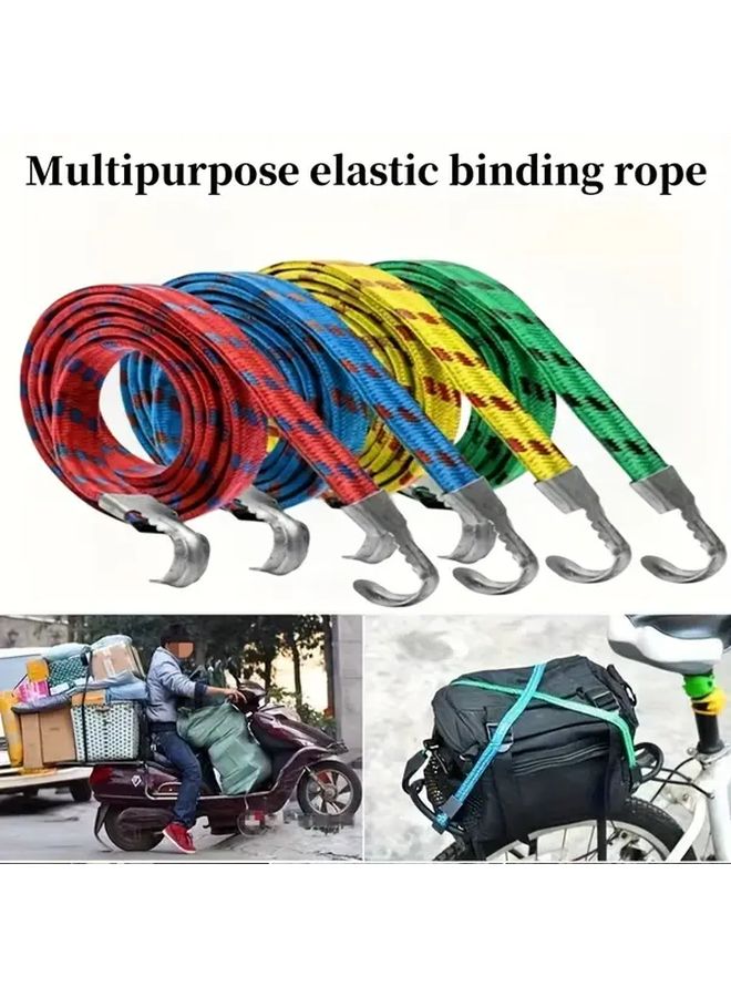 Random Color 1pc Multifunctional Elastic Strap For Electric Bike Luggage Cargo Motorcycle Bag - Image 1
